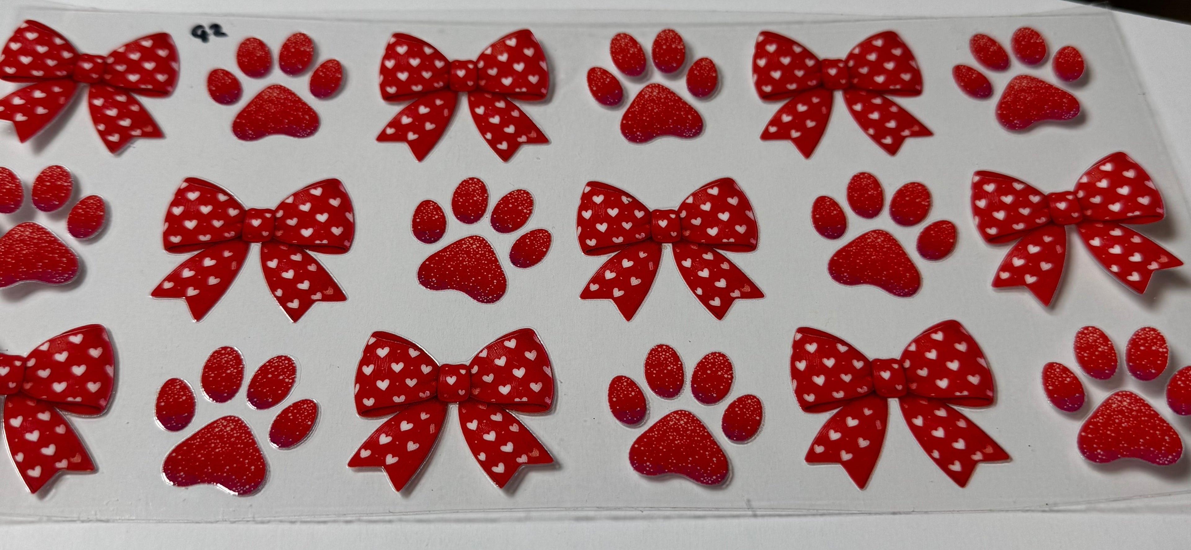 DTF Wraps - Bows, Hearts, Butterflies & Awareness