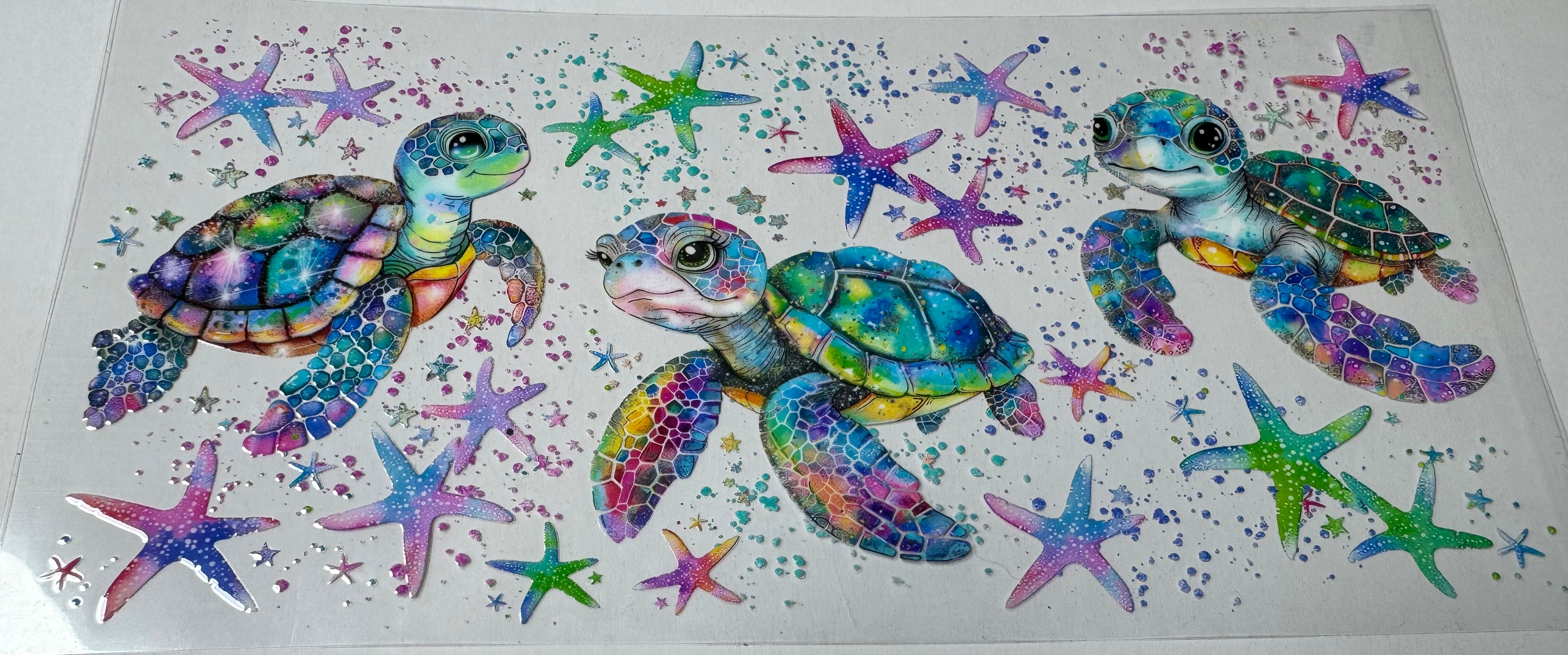 DTF Wraps - Turtles & Birds