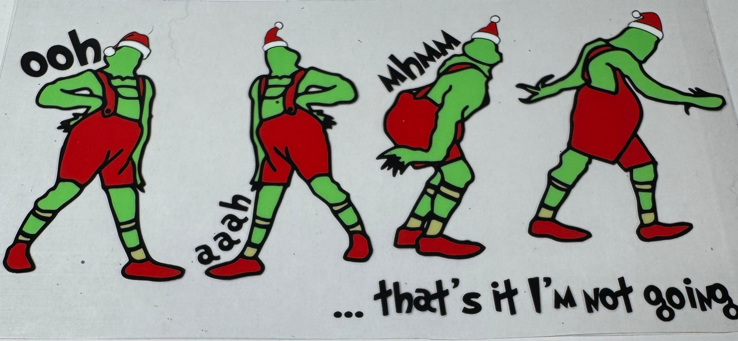 DTF Wraps - Grinch
