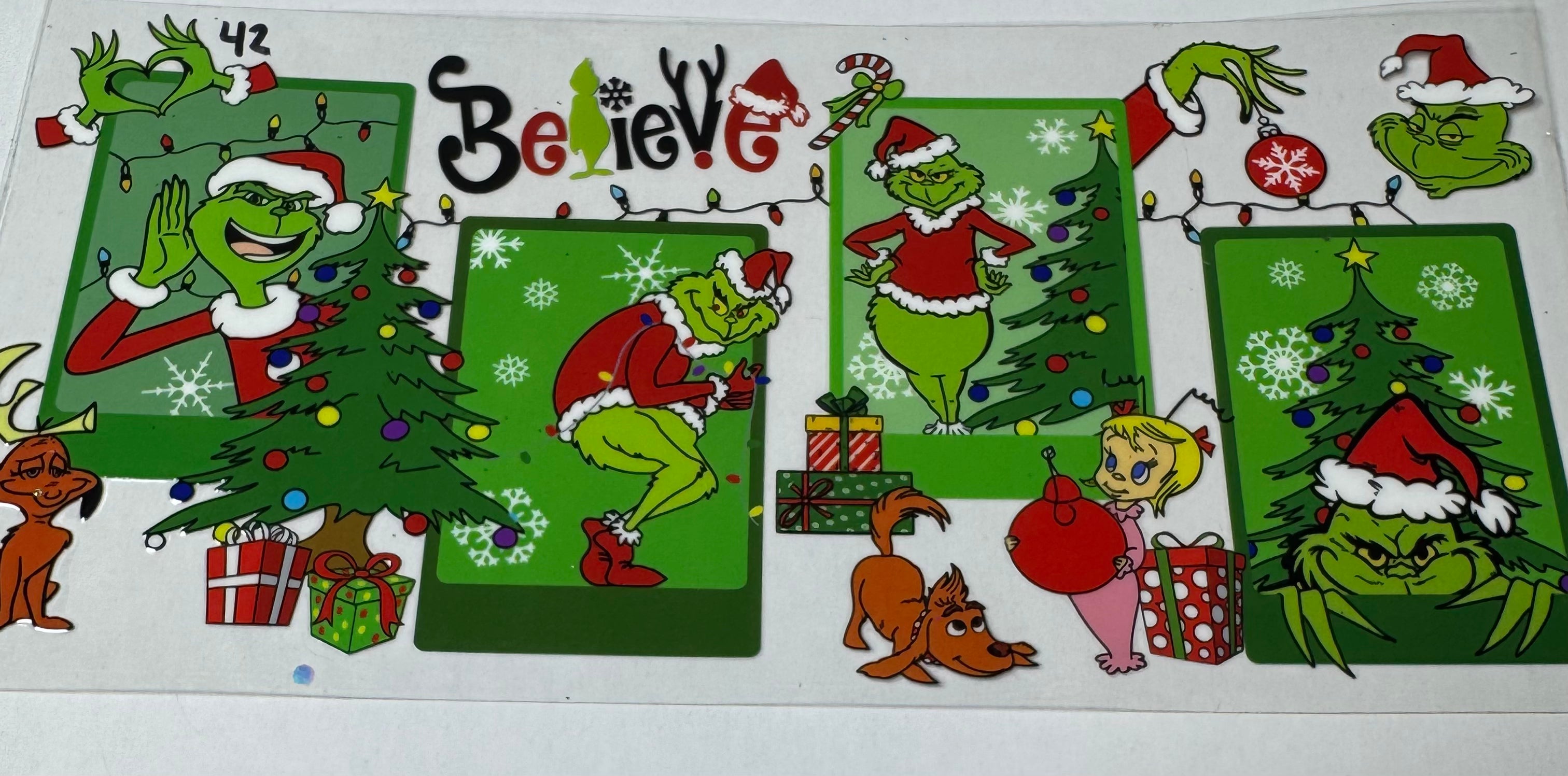 DTF Wraps - Grinch