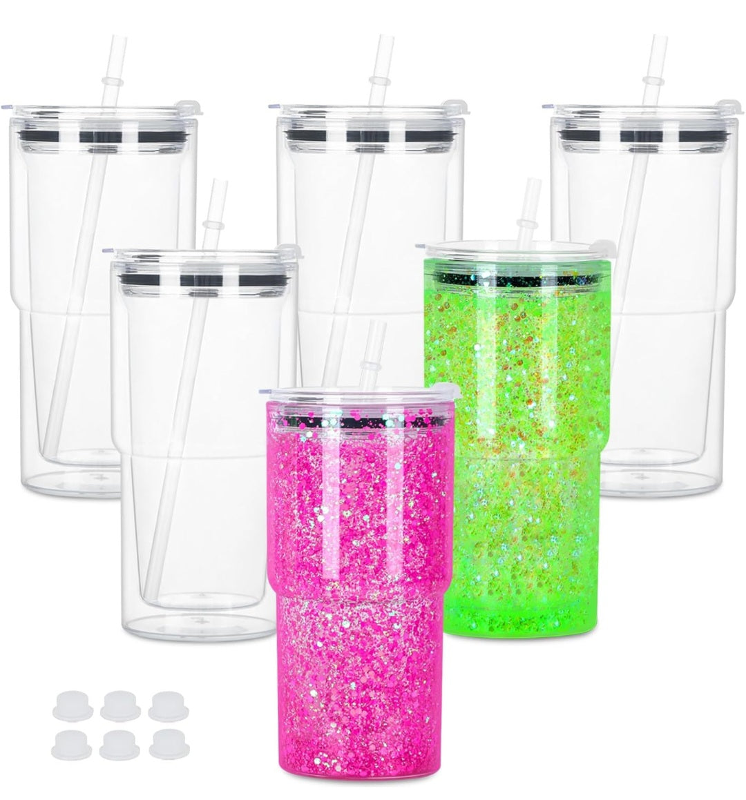 18 oz Snow Globe Tumbler
