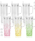 40 oz Acrylic Snow Globe Tumbler