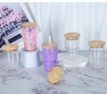4 Oz Mini Glass Snowglobe Tumbler